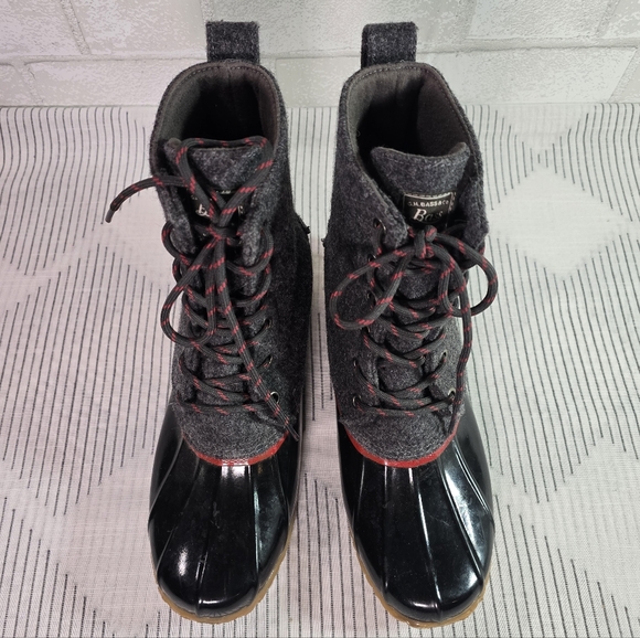 G. H. Bass & Co. Harlequin F17 Waterproof Duck Boots Women's Size 9 - Picture 7 of 12